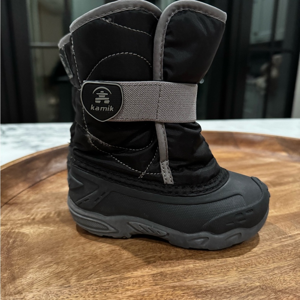 Kamik Black and Gray Winter Boots